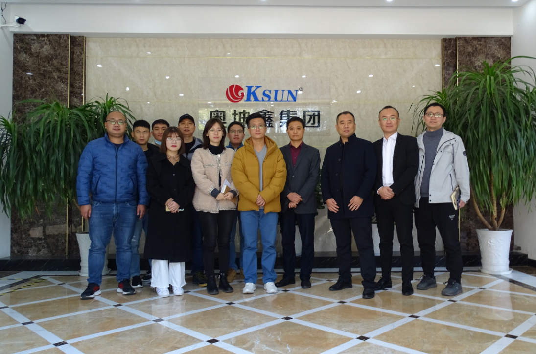 喜訊：三贏科技來公司參觀考察，并建立長久的合作關系！