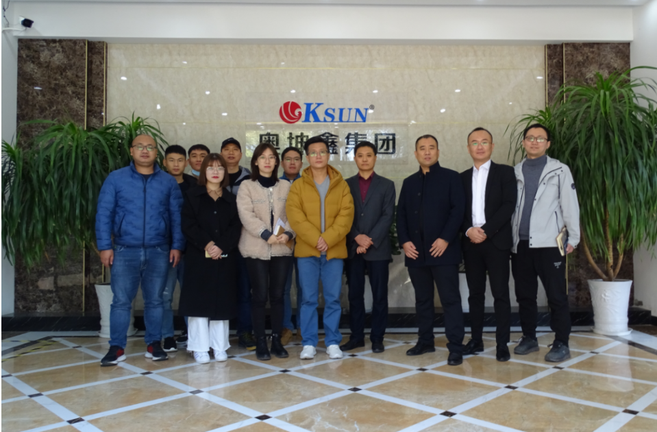 喜訊：三贏科技來公司參觀考察，并建立長久的合作關系！